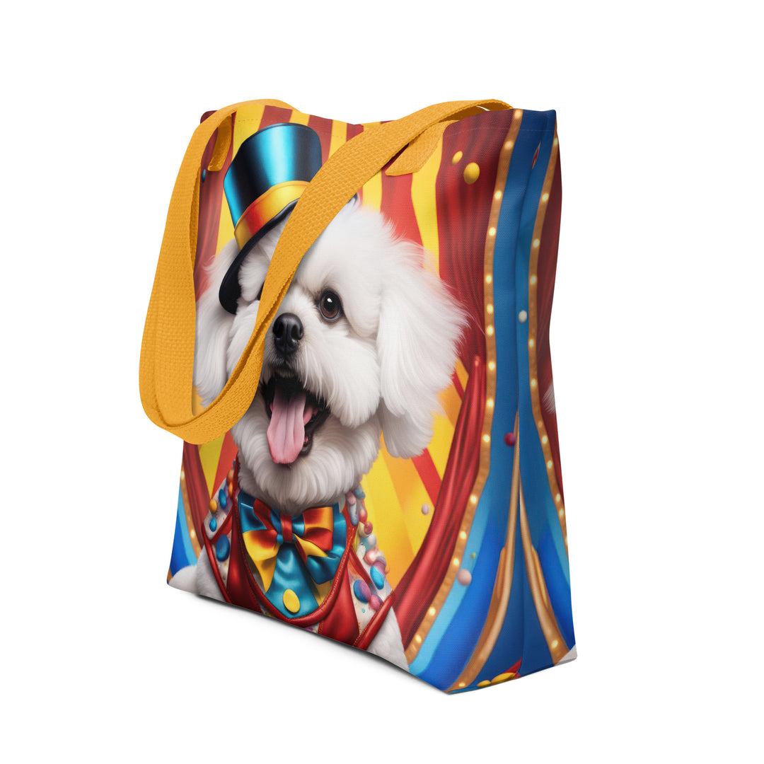 Tote bag-Bichon Frise Dog V5