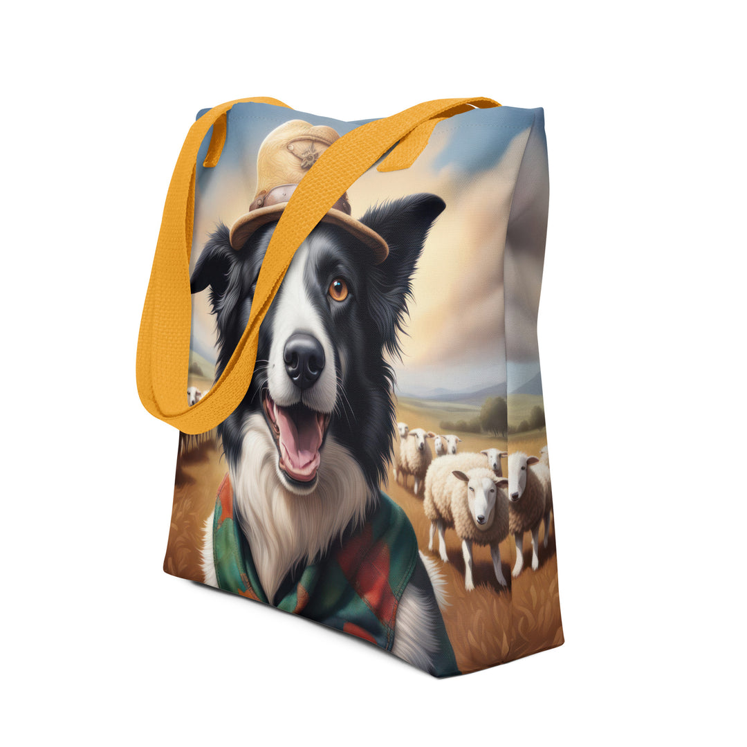 Tote bag-Border Collie V2