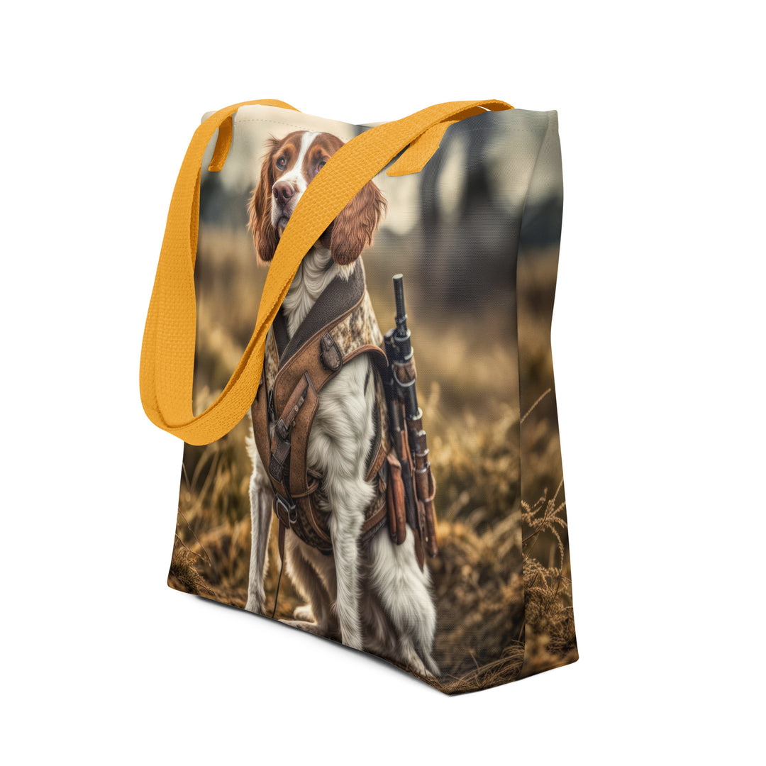 Tote bag-Brittany Dog V2