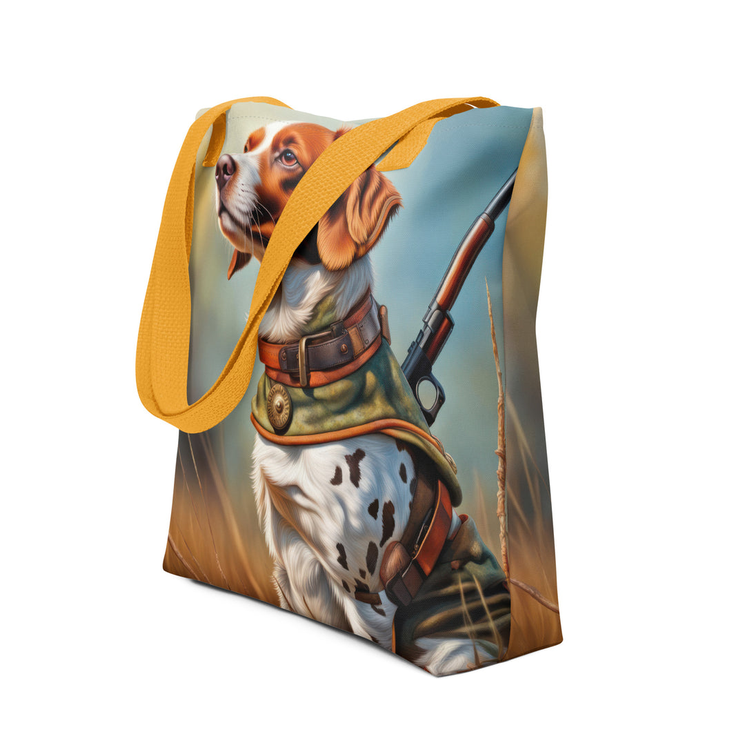 Tote bag-Brittany Dog V4