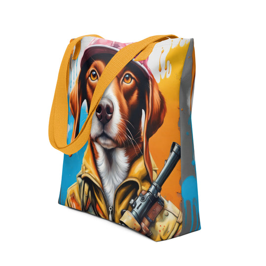 Tote bag-Brittany Dog V5