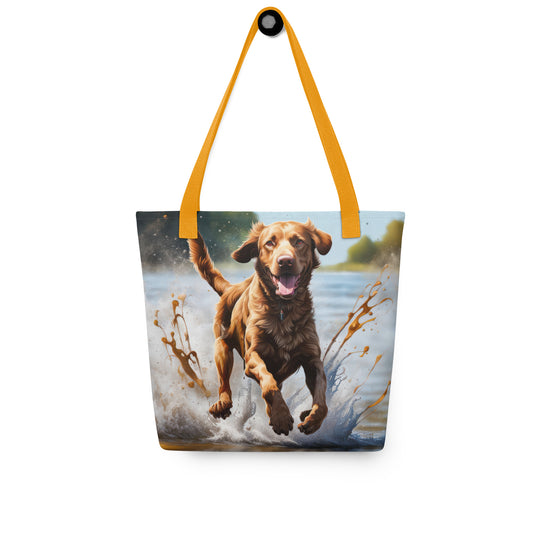 Tote bag-Chesapeake Retriever