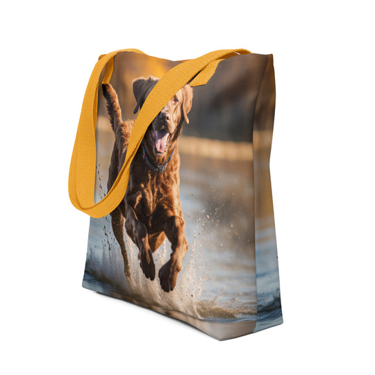 Tote bag-Chesapeake Retriever V3