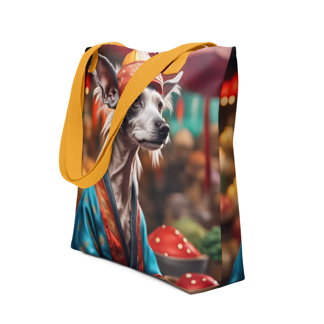 Tote bag-Chinese Crested Dog V2