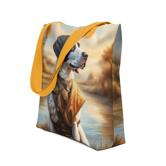 Tote bag-French Pointing Dog Pyrenean