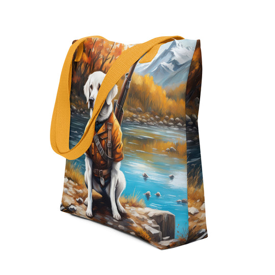 Tote bag-French Pointing Dog Pyrenean V4