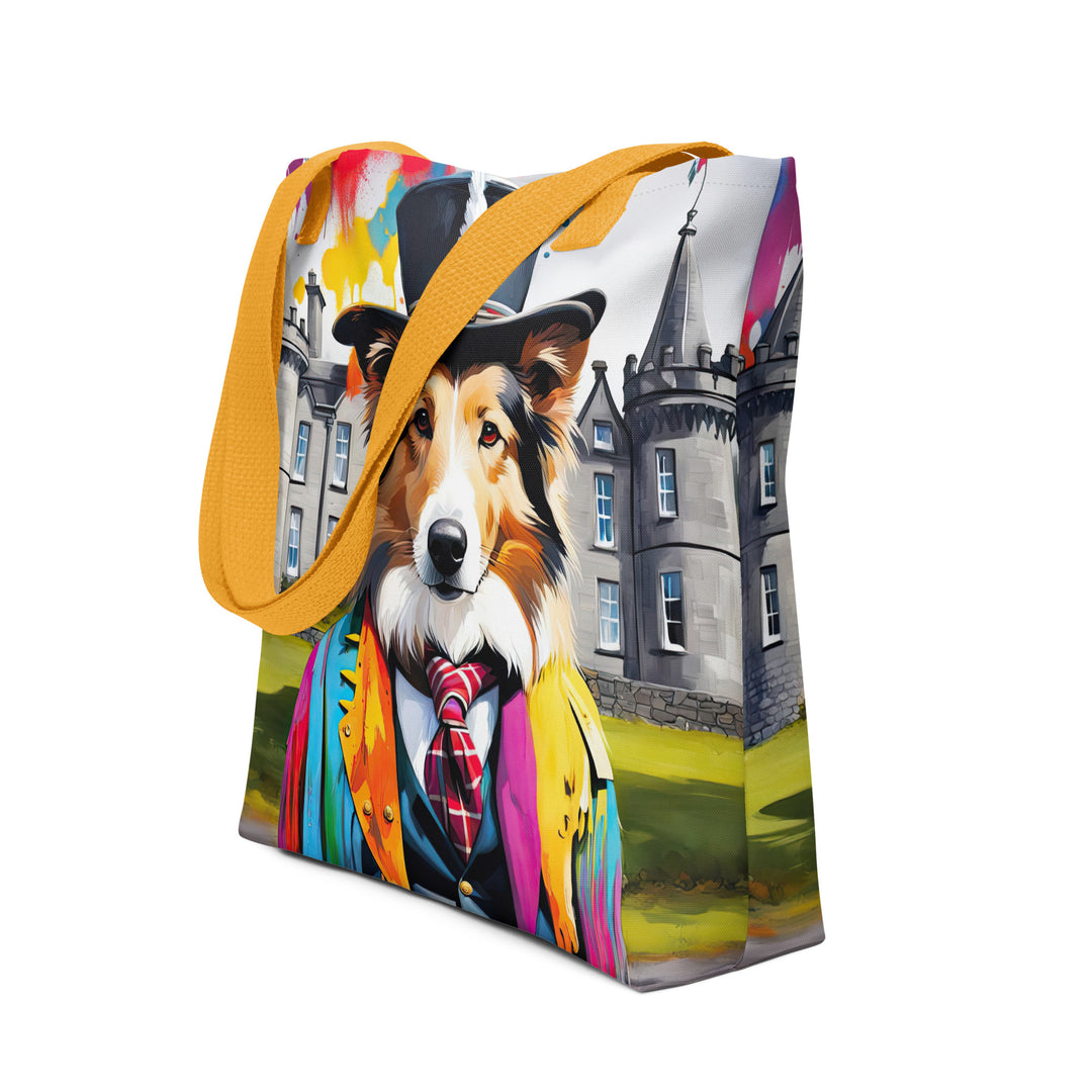 Tote bag-Collie V4