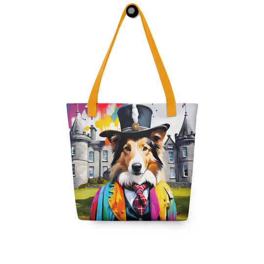 Tote bag-Collie V4