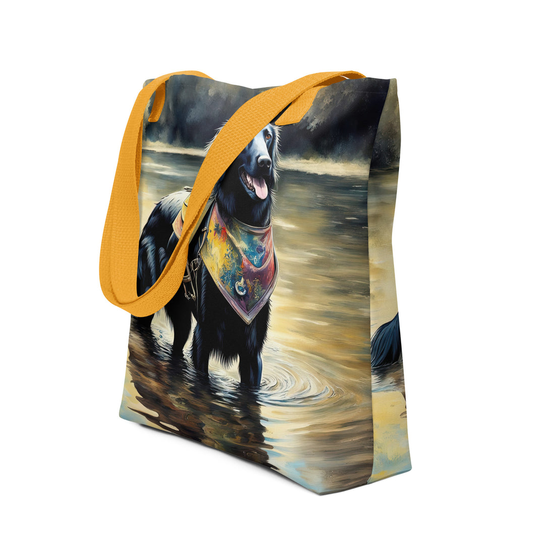 Tote bag-Flat-Coated Retriever V2