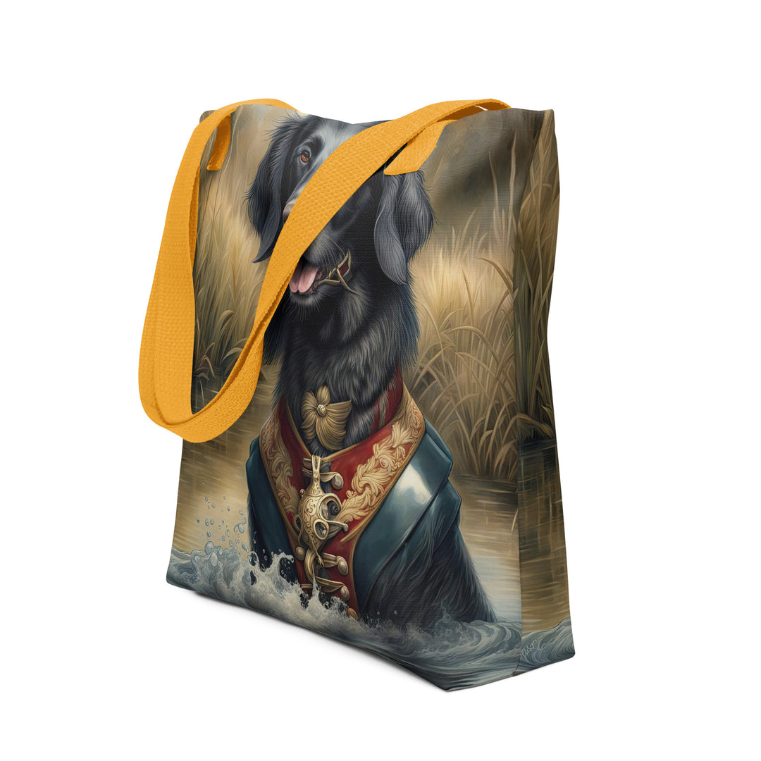 Tote bag-Flat-Coated Retriever V4