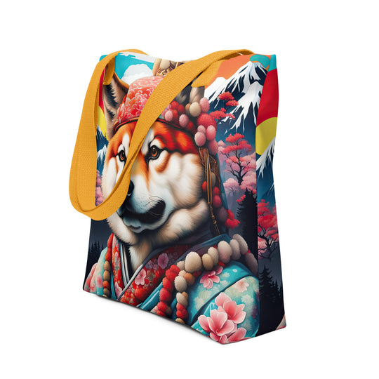 Tote bag-Japanese Akitainu V2