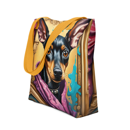 Tote bag-Toy Manchester Terrier V4