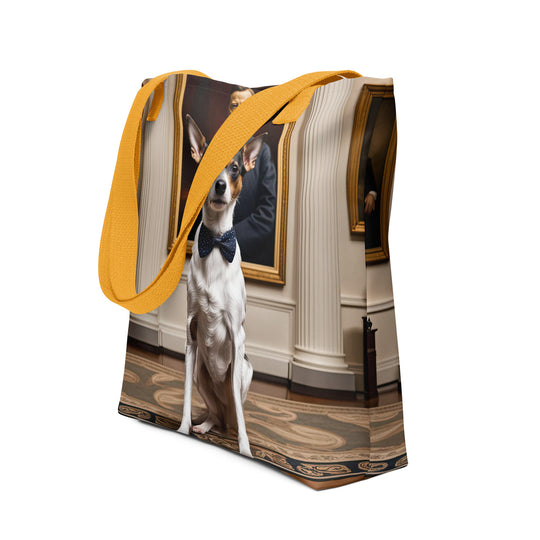 Tote bag-Short-legged Rat Terrier