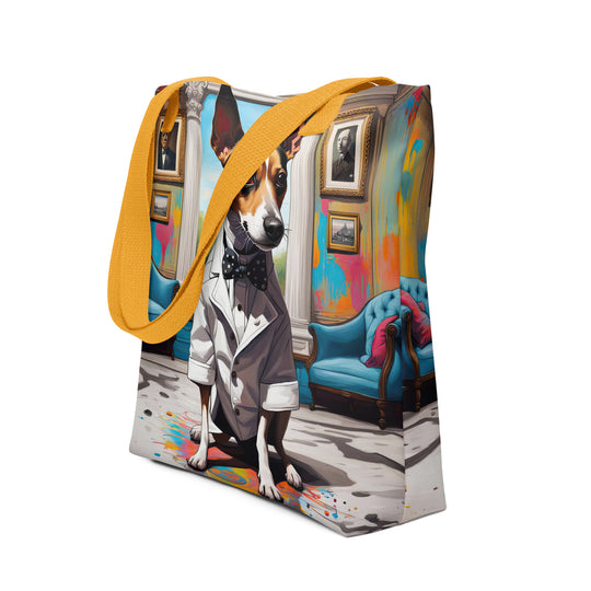 Tote bag-Short-legged Rat Terrier V2