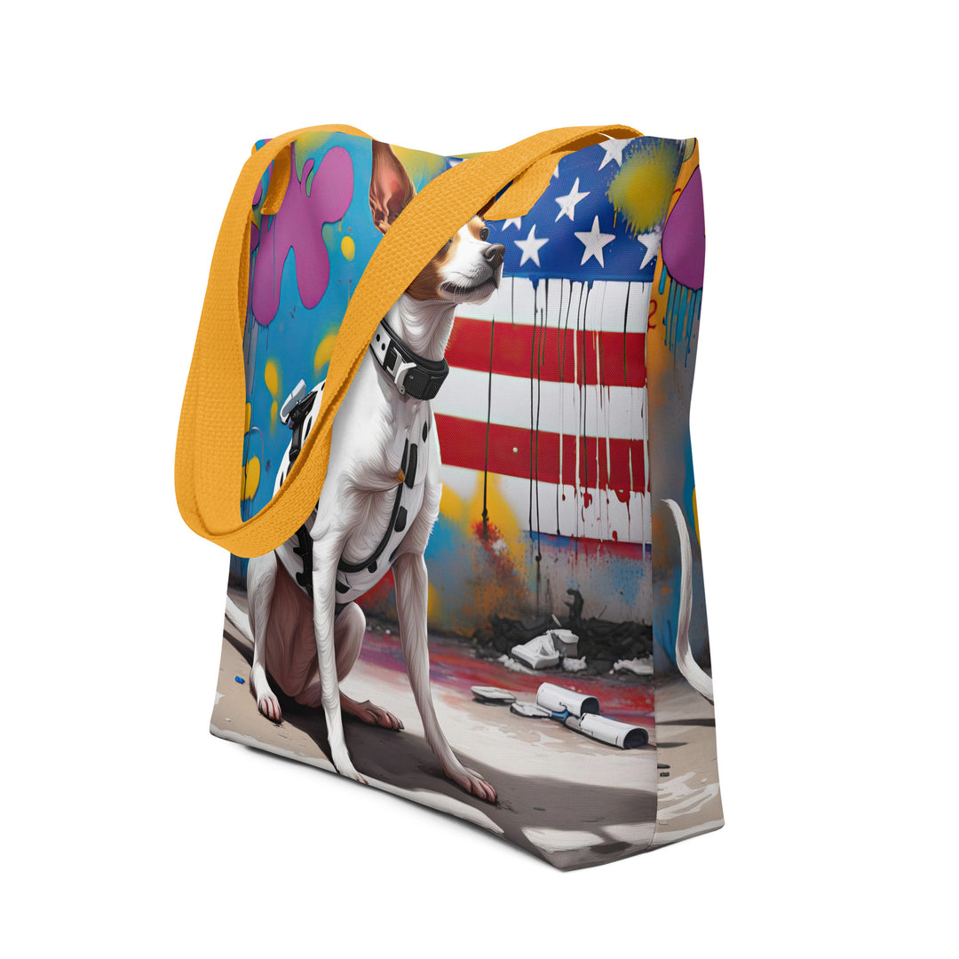 Tote bag-Short-legged Rat Terrier V3