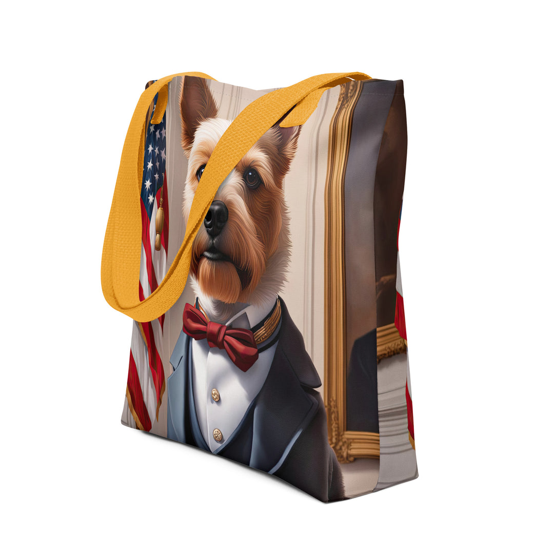 Tote bag-Teddy Roosevelt Terrier V3