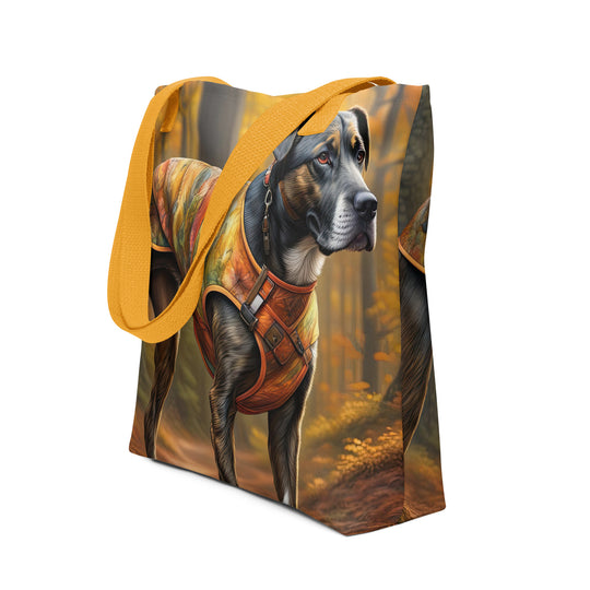 Tote bag-Treeing Tennessee Brindle