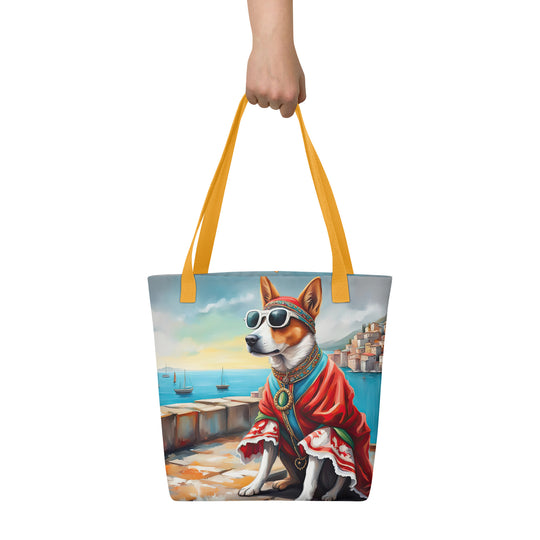 Tote bag-Volpino Italiano V4