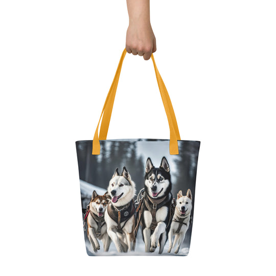 Tote bag-Yakutian Laika