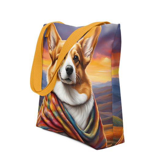 Tote bag-Pembroke Welsh Corgi  V5