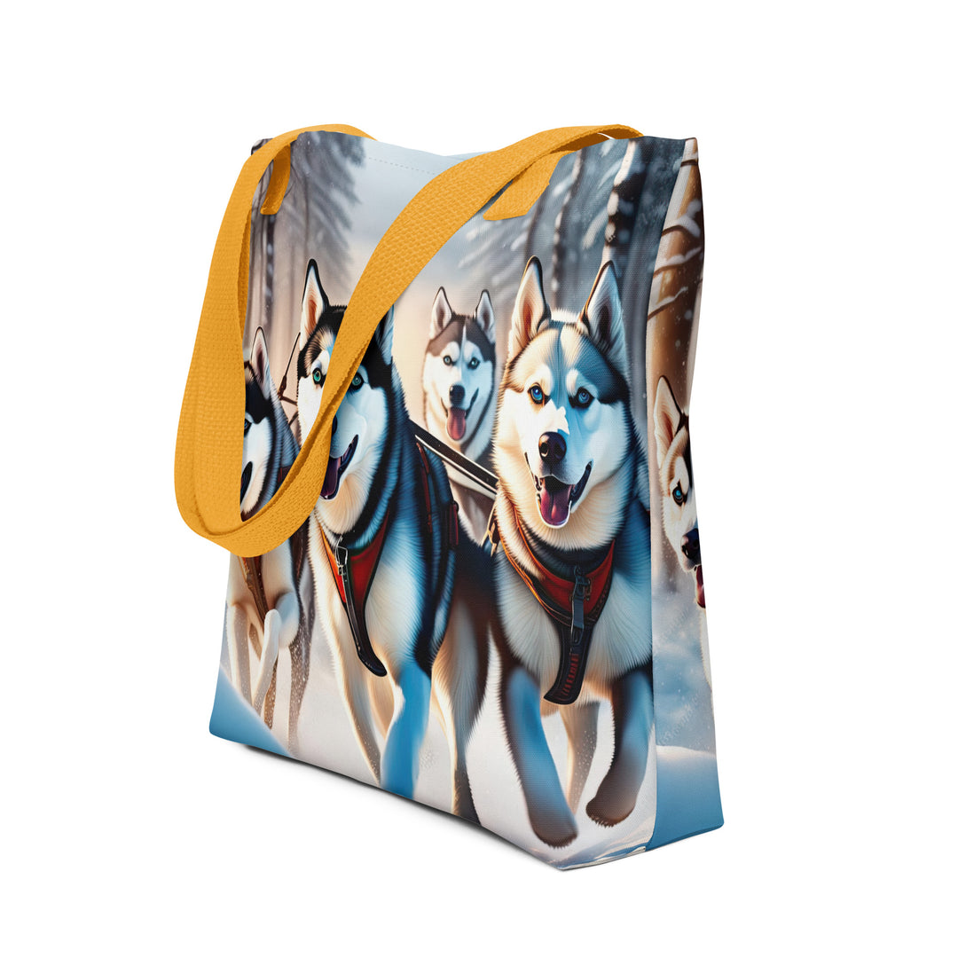 Tote bag-Siberian Husky