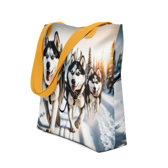 Tote bag-Siberian Husky V2