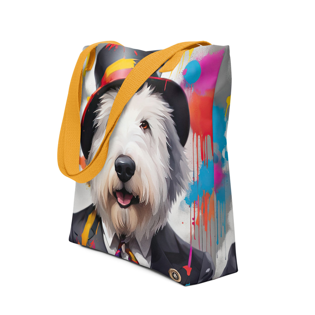 Tote bag-Old English Sheepdog