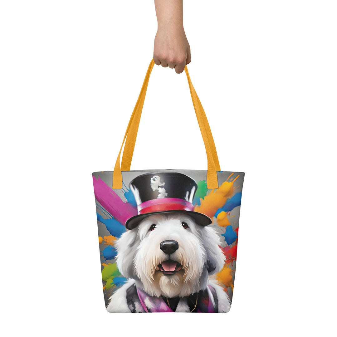 Tote bag-Old English Sheepdog V3