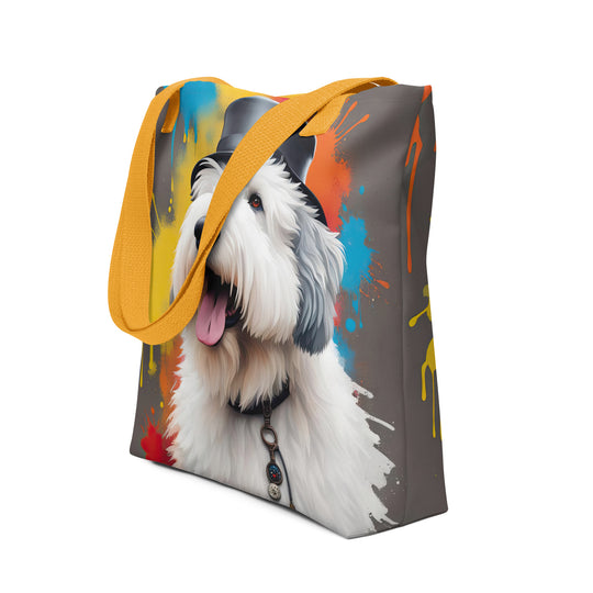 Tote bag-Old English Sheepdog V4