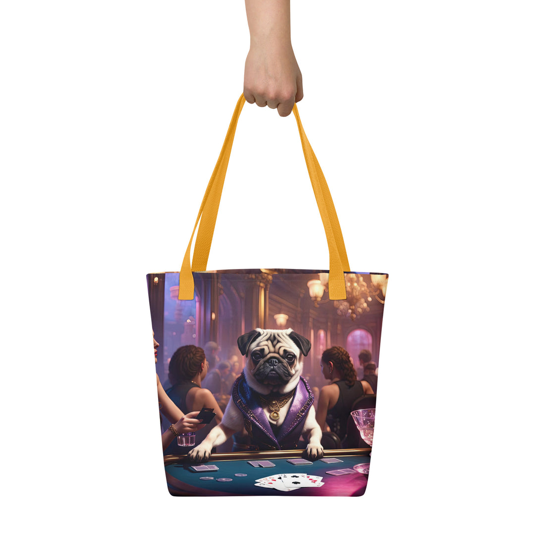 Tote bag-Pug V13