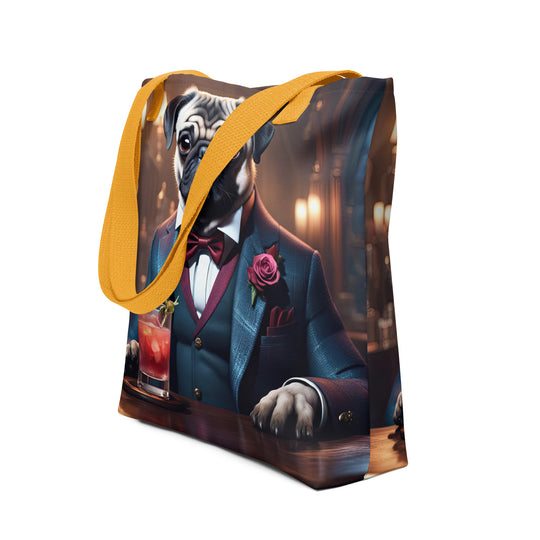 Tote bag-Pug V14