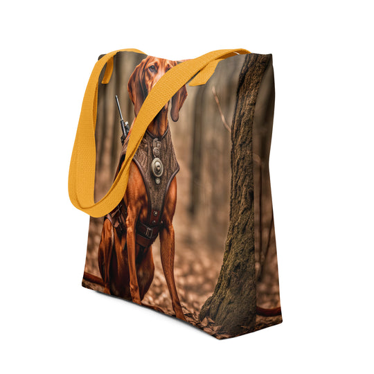 Tote bag-Redbone Coonhound V2