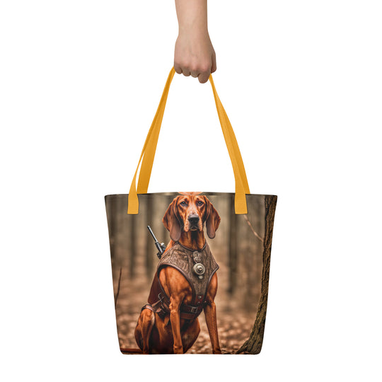 Tote bag-Redbone Coonhound V2