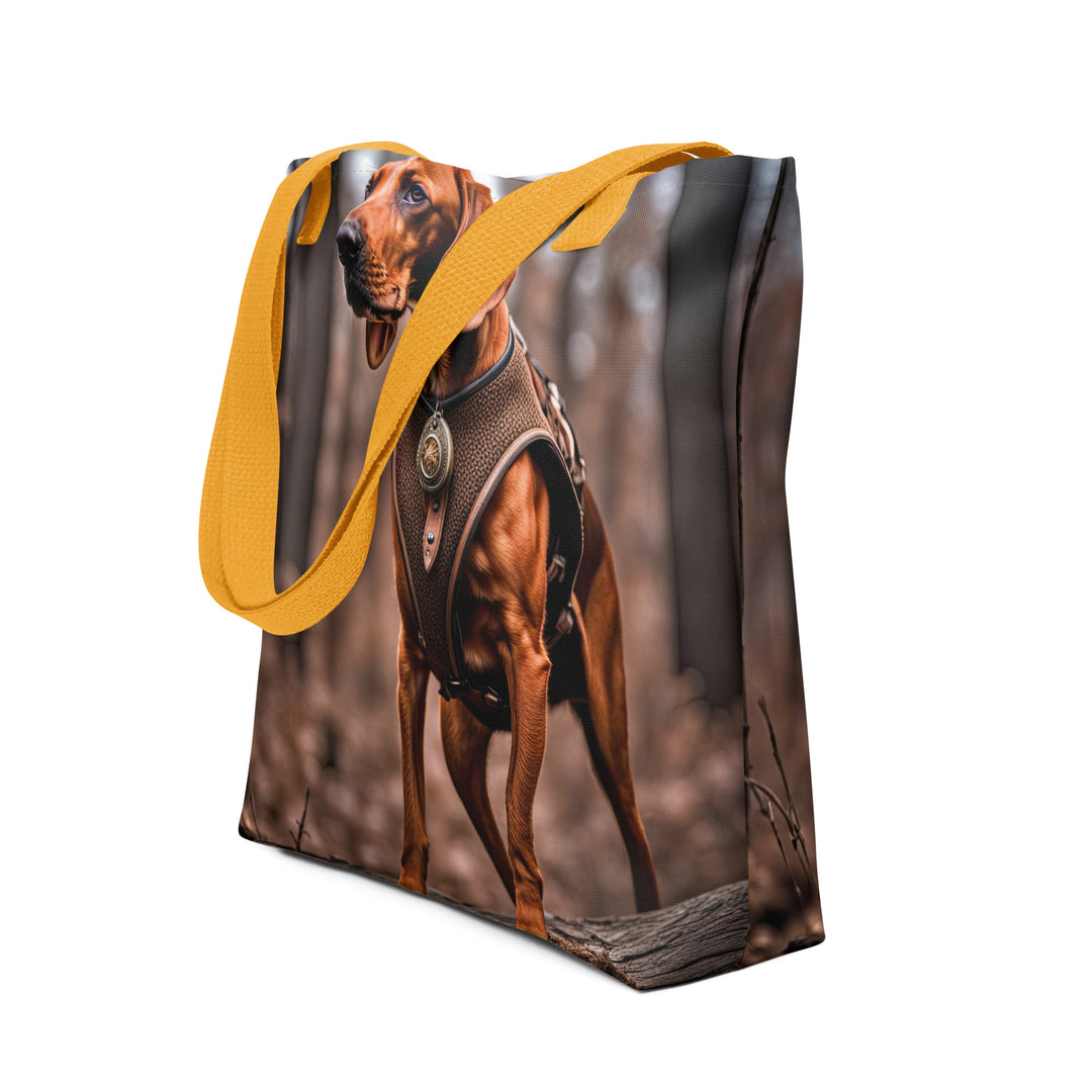 Tote bag-Redbone Coonhound V3