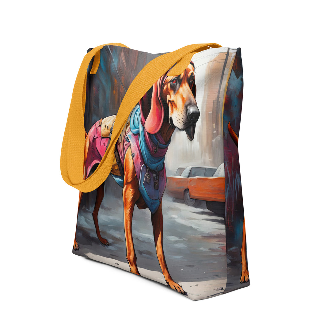 Tote bag-Redbone Coonhound V5