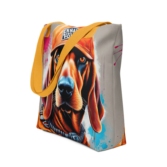 Tote bag-Redbone Coonhound V6