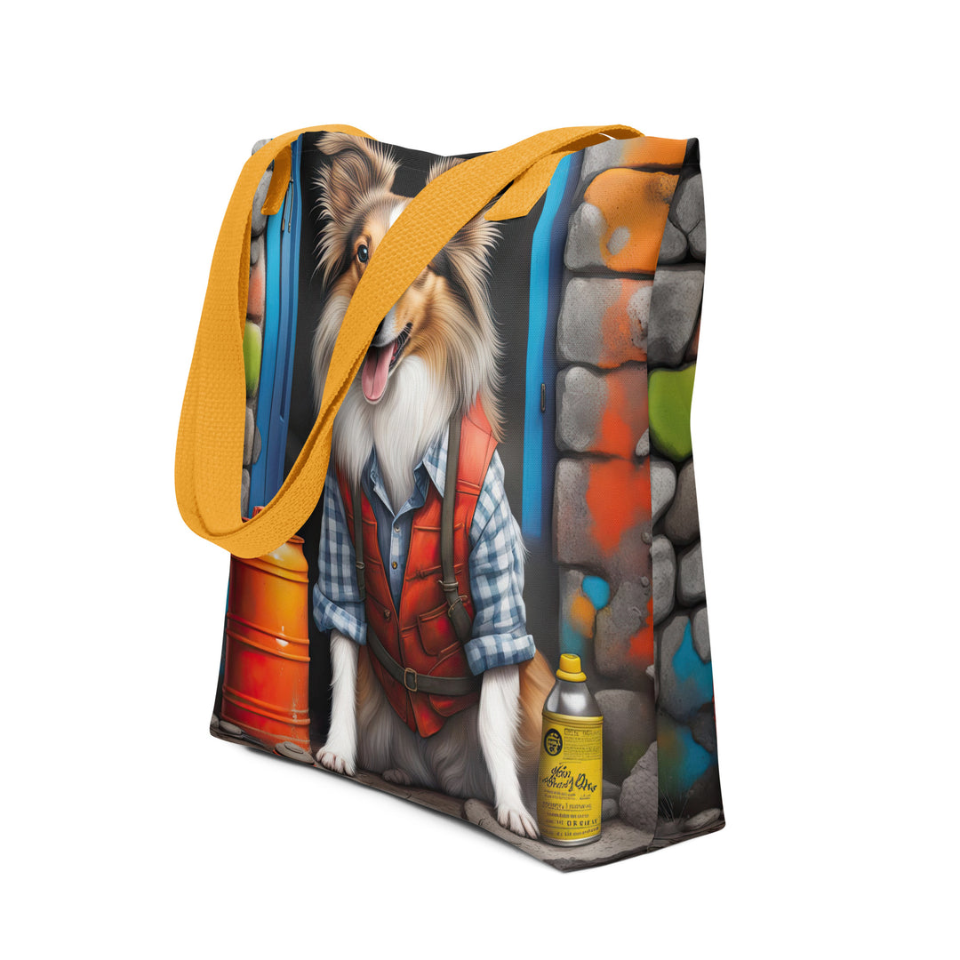 Tote bag-Shetland Sheepdog V2