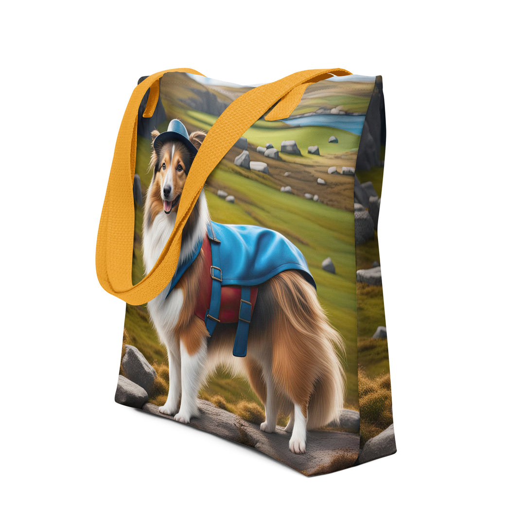 Tote bag-Shetland Sheepdog V4