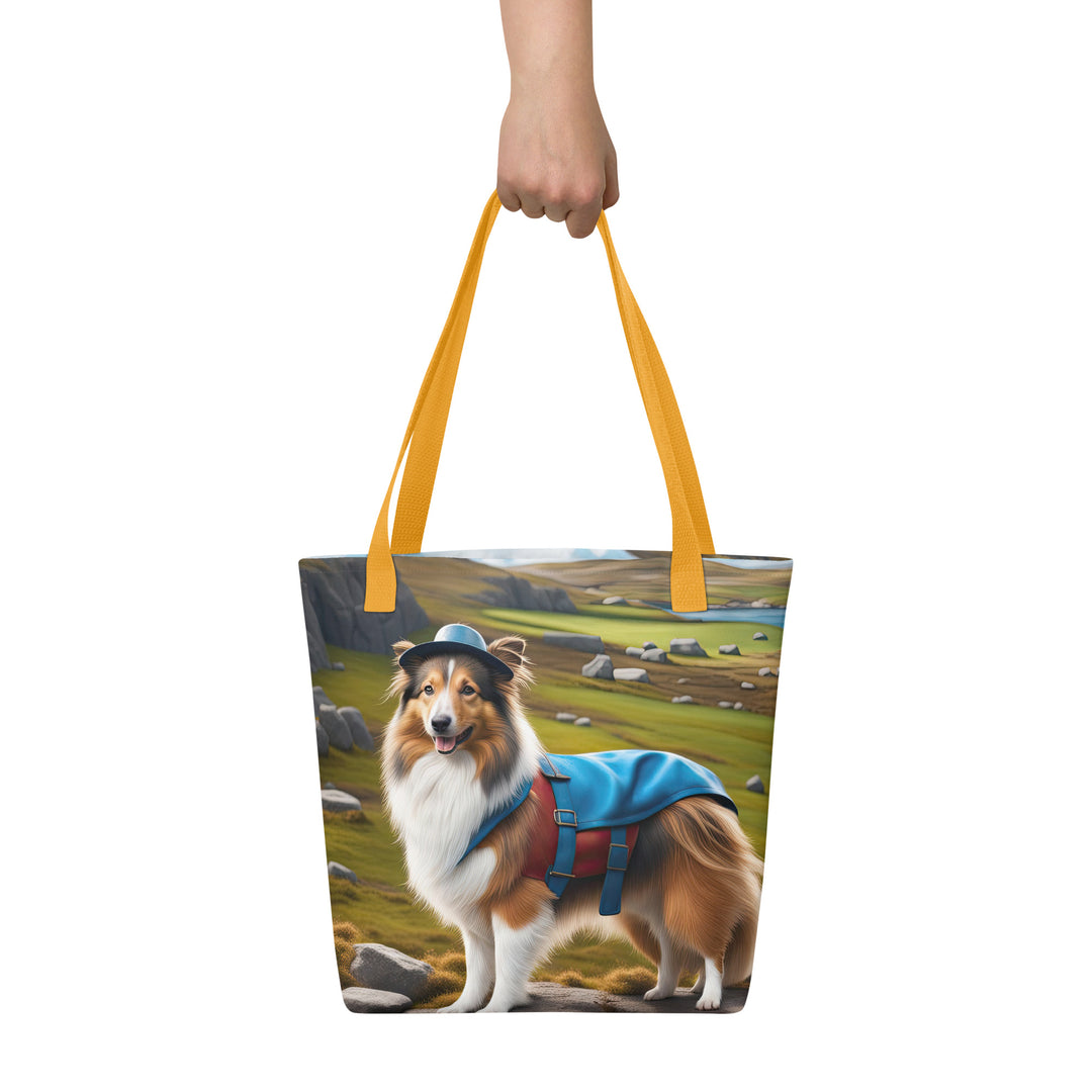 Tote bag-Shetland Sheepdog V4