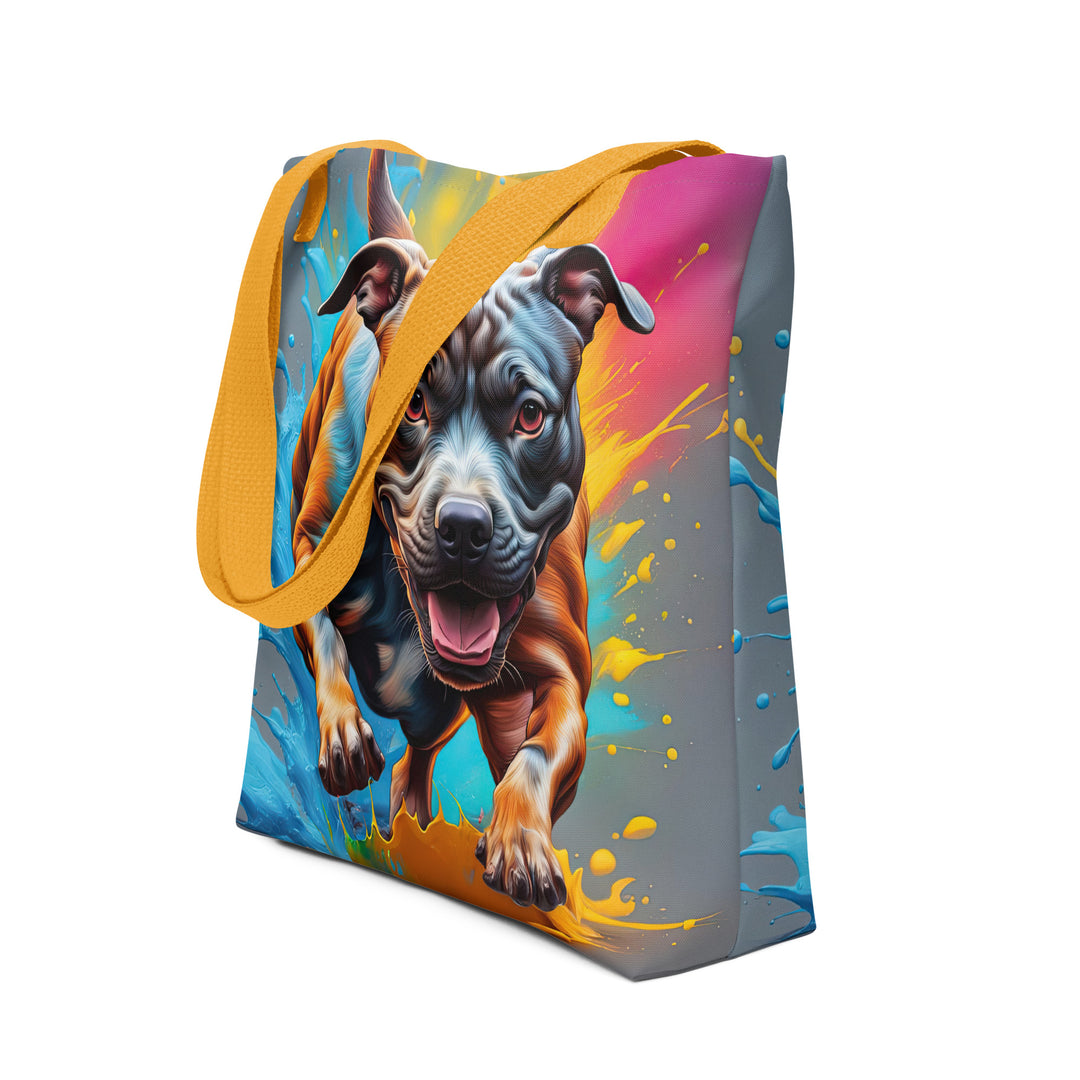 Tote bag-Staffordshire Bull Terrier