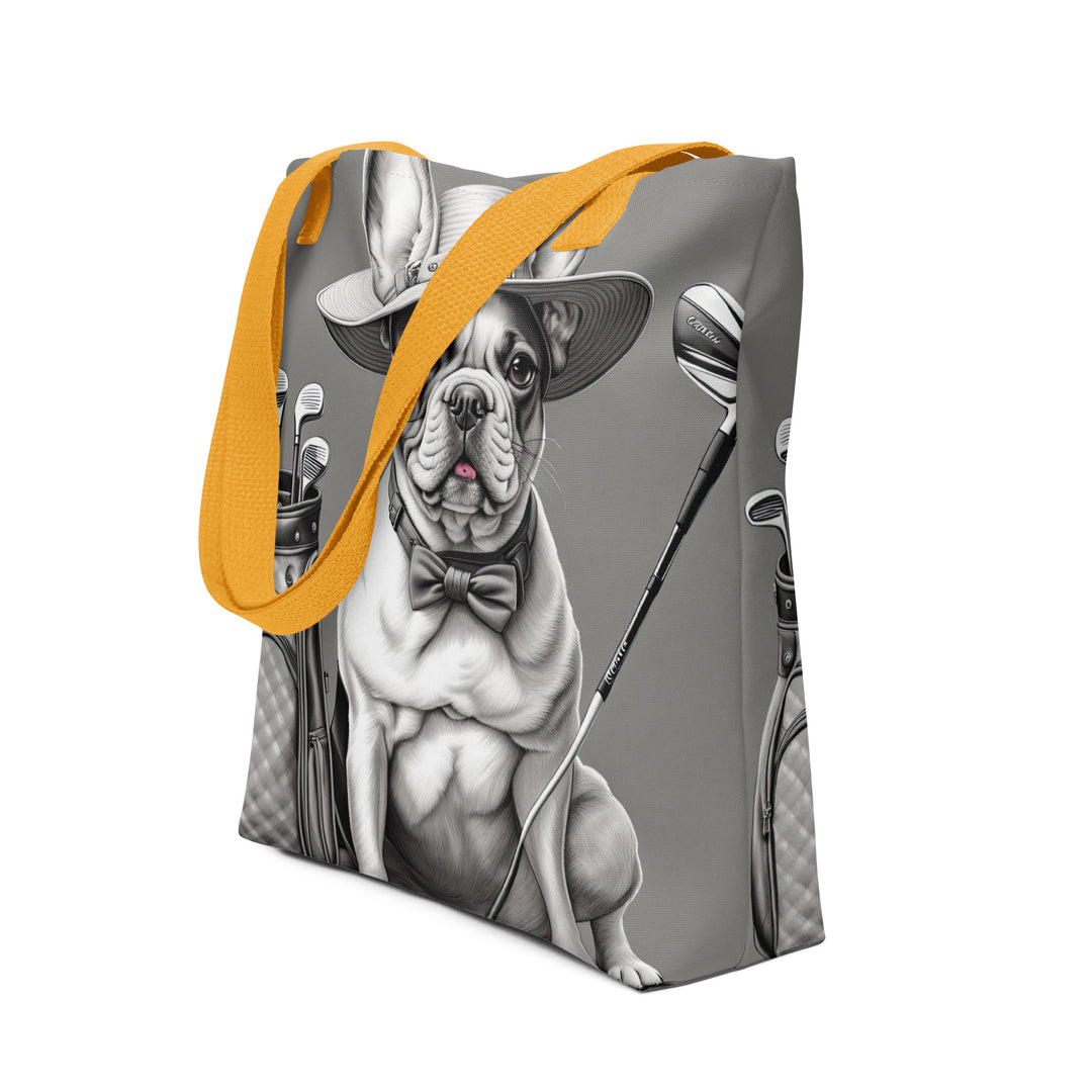 Tote bag-French Bulldog Golfer  V11