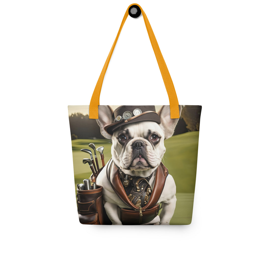 Tote bag-French Bulldog Golfer V17