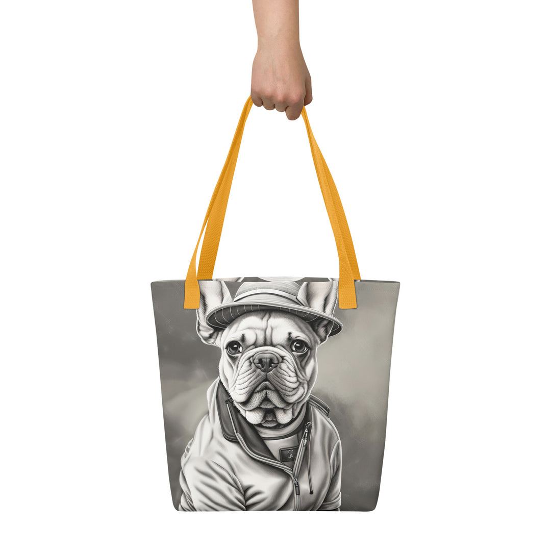 Tote bag-French Bulldog Golfer V41