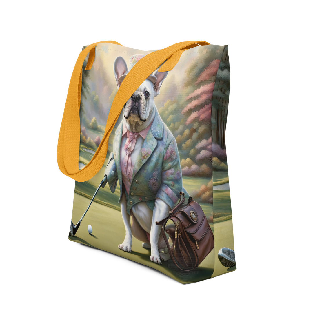 Tote bag-French Bulldog Golfer V55