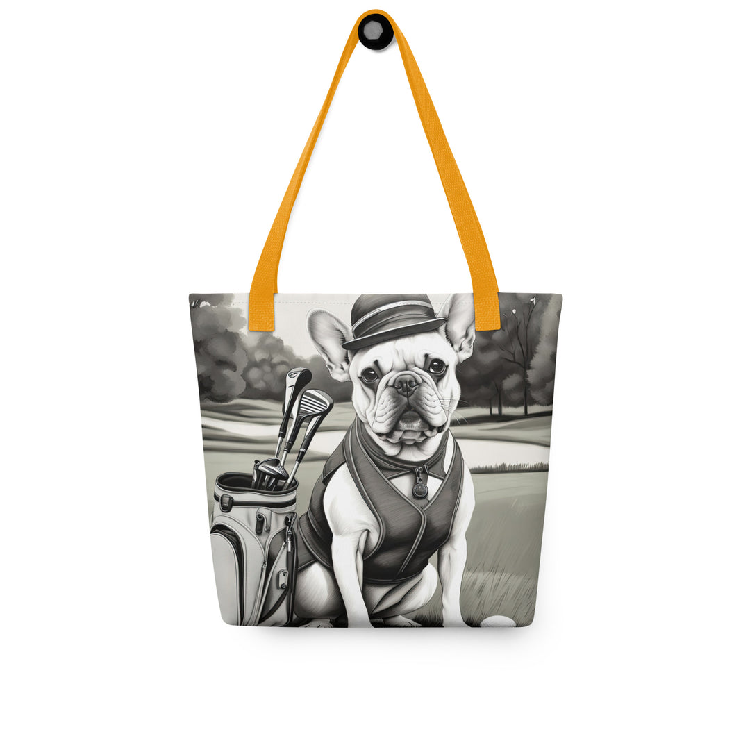 Tote bag-French Bulldog Golfer V59