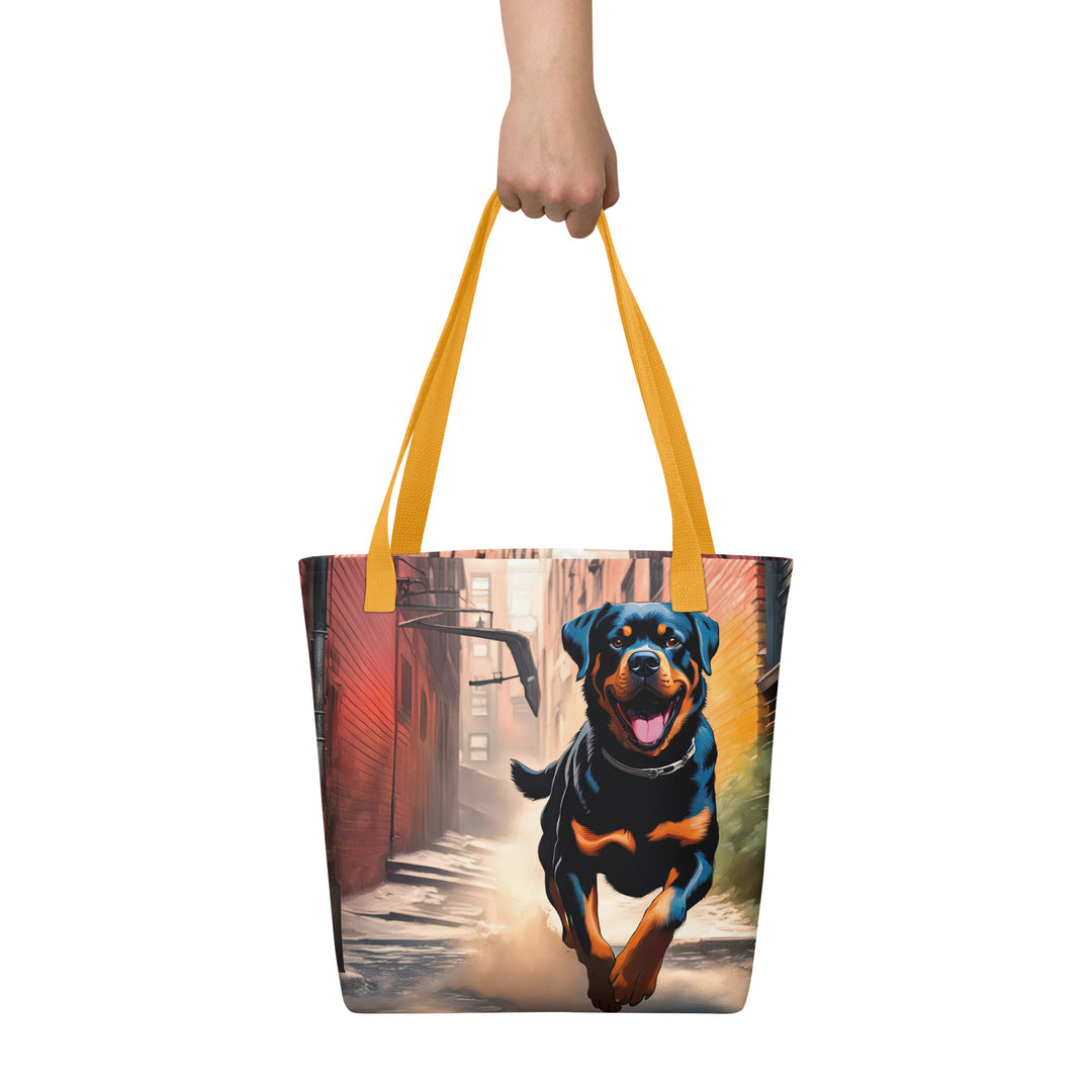 Tote bag-Rottweiler V23