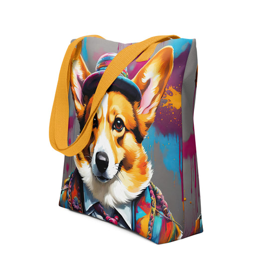 Tote bag-Pembroke Welsh Corgi V7