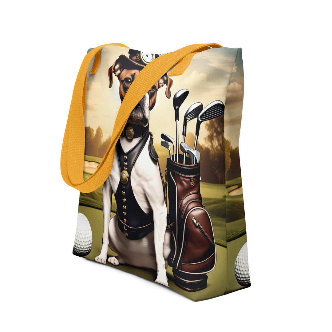 Tote bag-Boxer Golfer V6