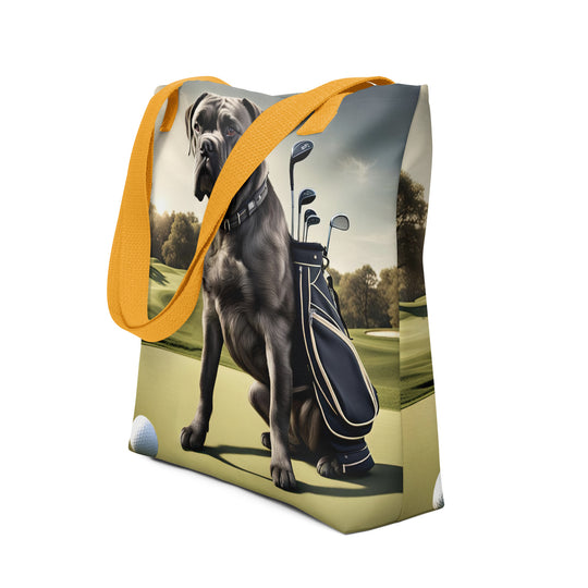 Tote bag-Cane Corso Golfer V5