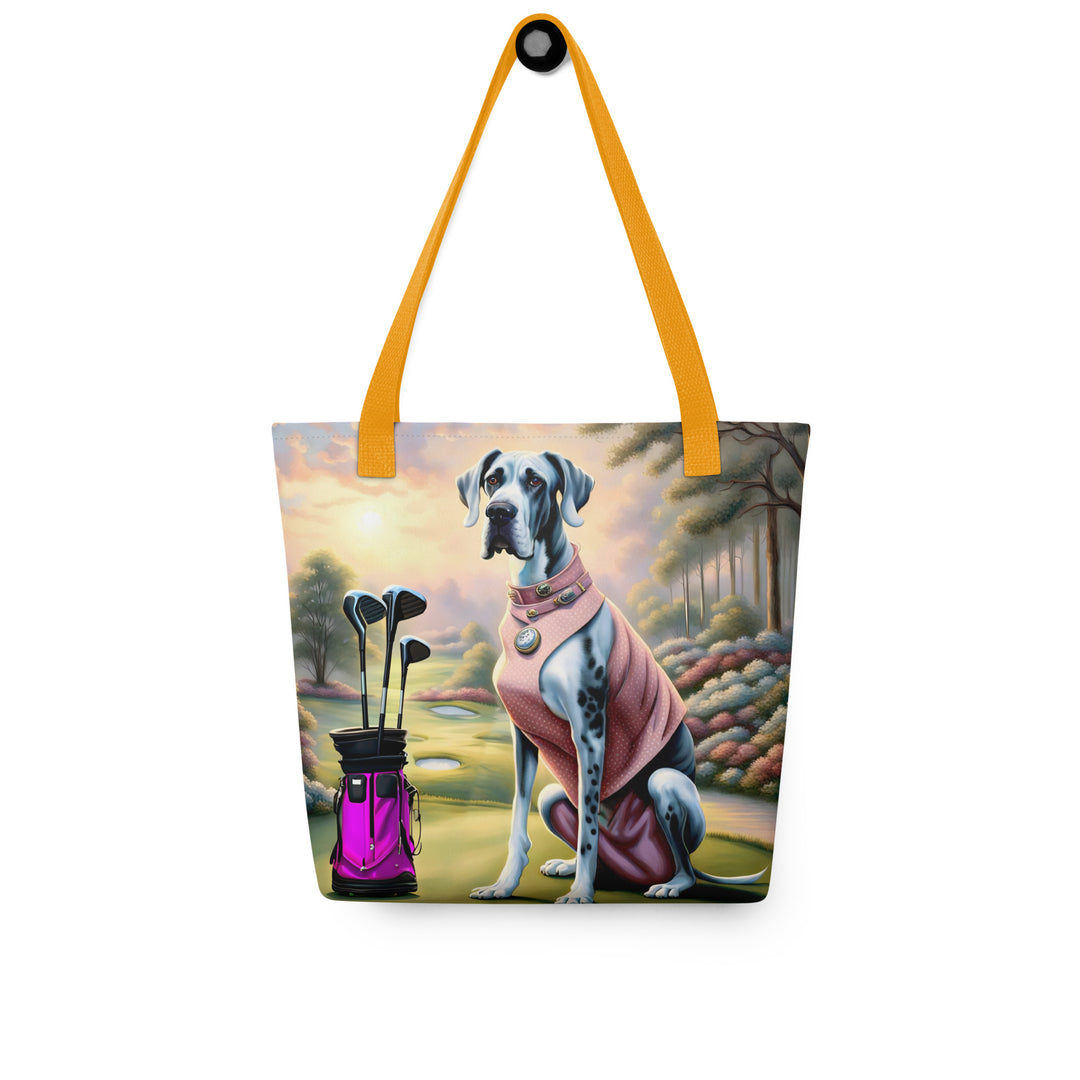 Tote bag-Great Dane Golfer V5